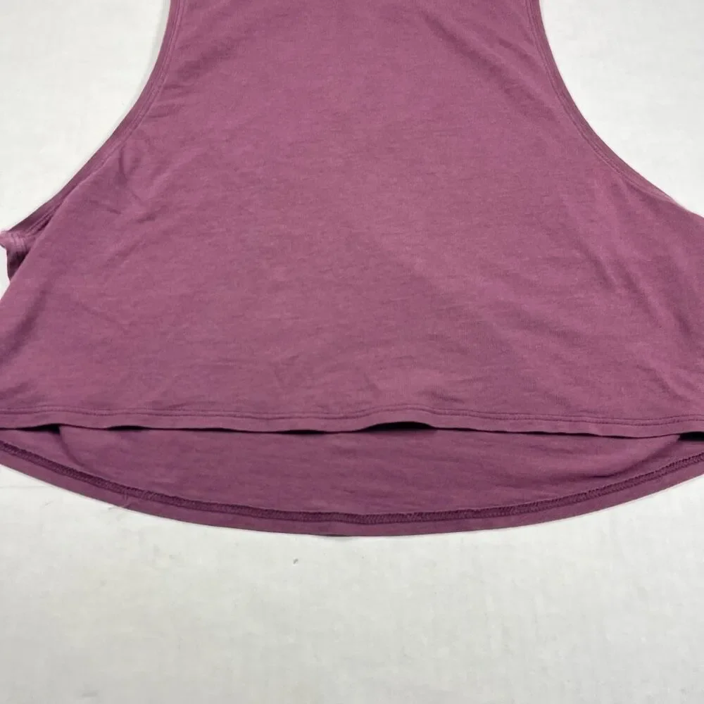 Lululemon Womens Cropped Tank Top Purple Relaxed Fit Athleisure Sleeveless 4/6